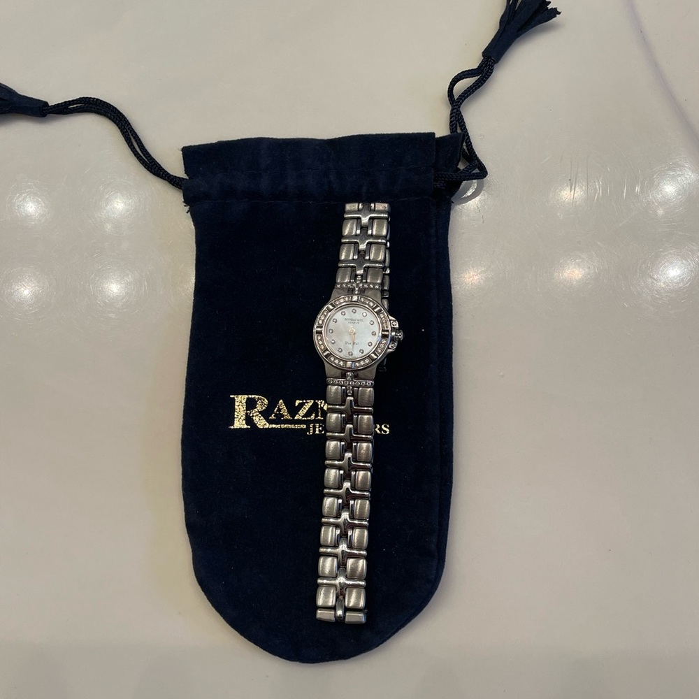 Ladies Raymond Weil Stainless Diamond Parsifal Watch 9691 Mother of Pearl - Picture 3 of 7